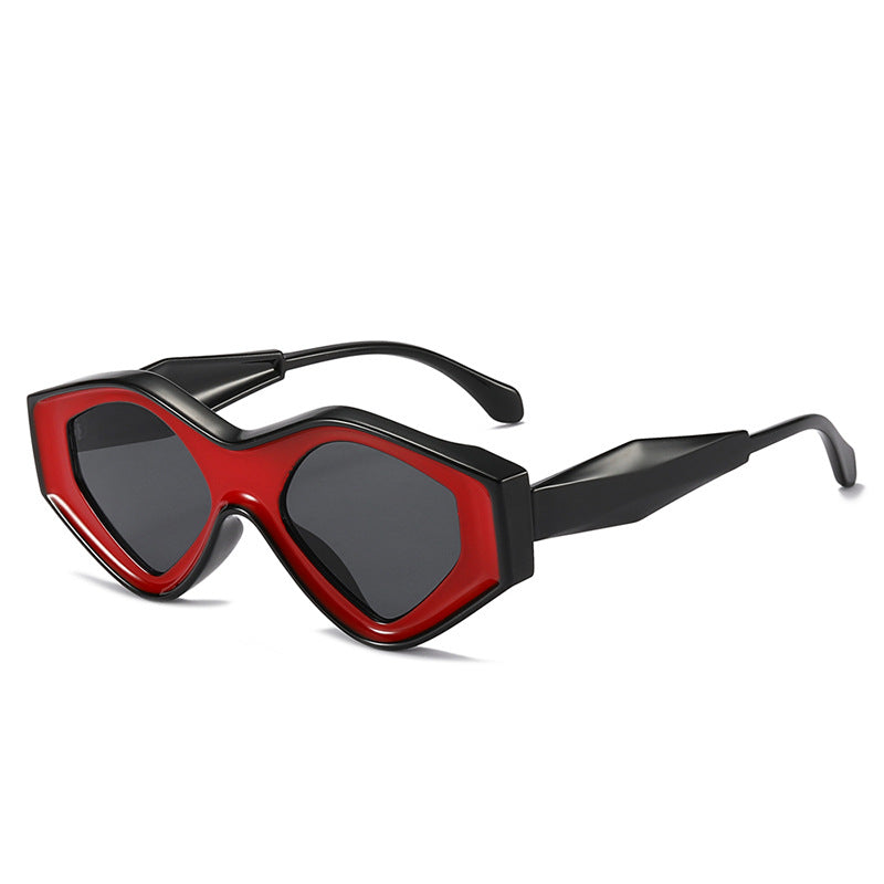 Venta al por mayor Triangle Cat Eye Butterfly Gafas de sol AC